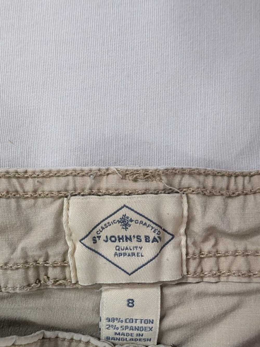 Y2k Cream Cargo Pocket Mini Skort Skirt Vintage Multi Pocket - Picture 7 of 9